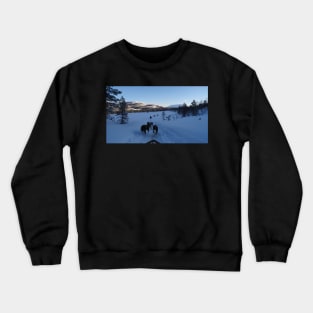 Dog sledging - Huski Adventure Crewneck Sweatshirt